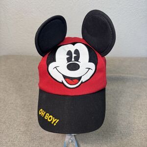 Disney Parks Hat Boys Toddler Mickey Mouse Ears Embroidered Disneyland NEW